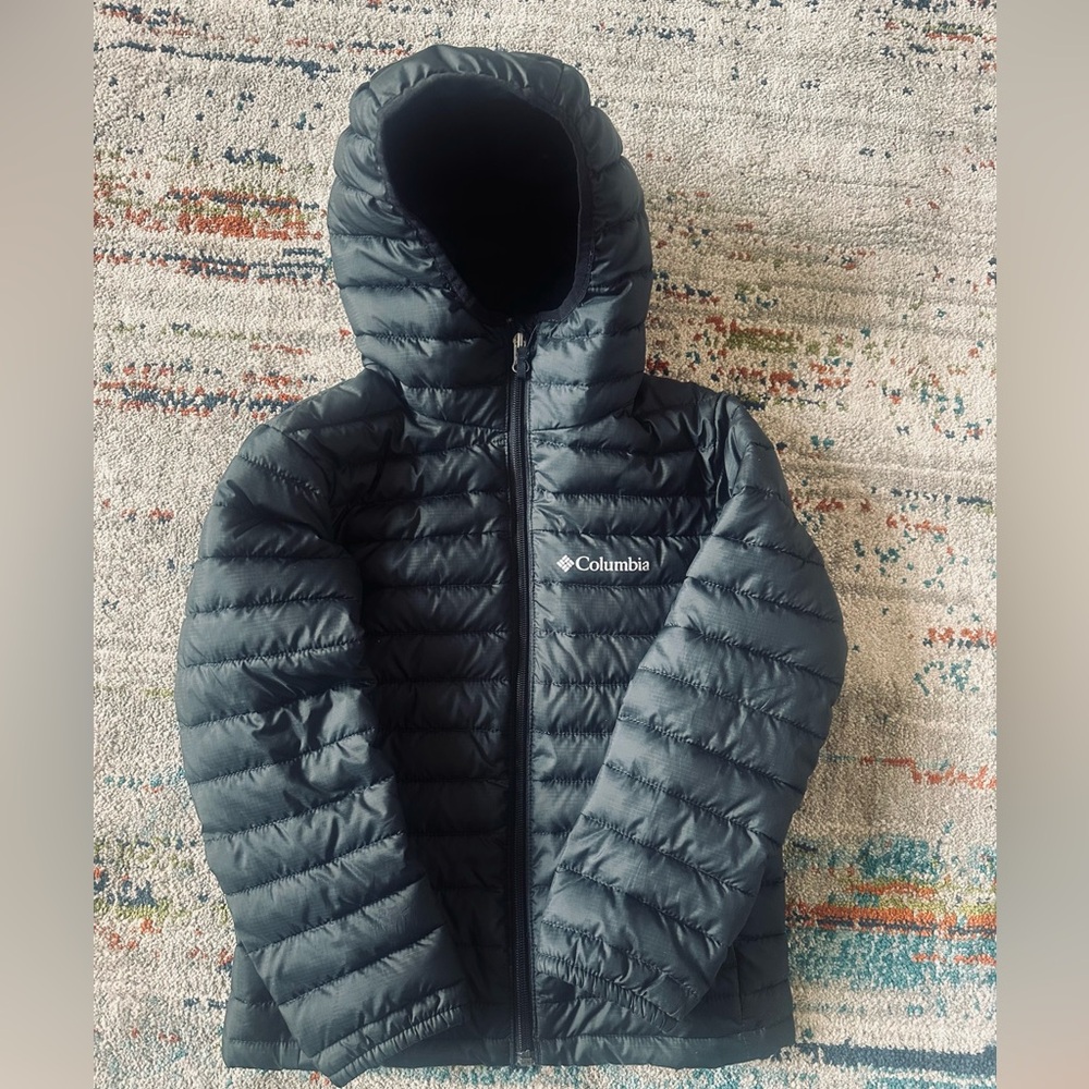Columbia Black Girls silver falls Hooded Jacket